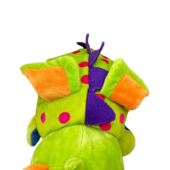 Flip A Zoo 2 in 1 Dragon Unicorn Plush Stuffed Animal Persephone Imogen Green Wh - Picture 5 of 16